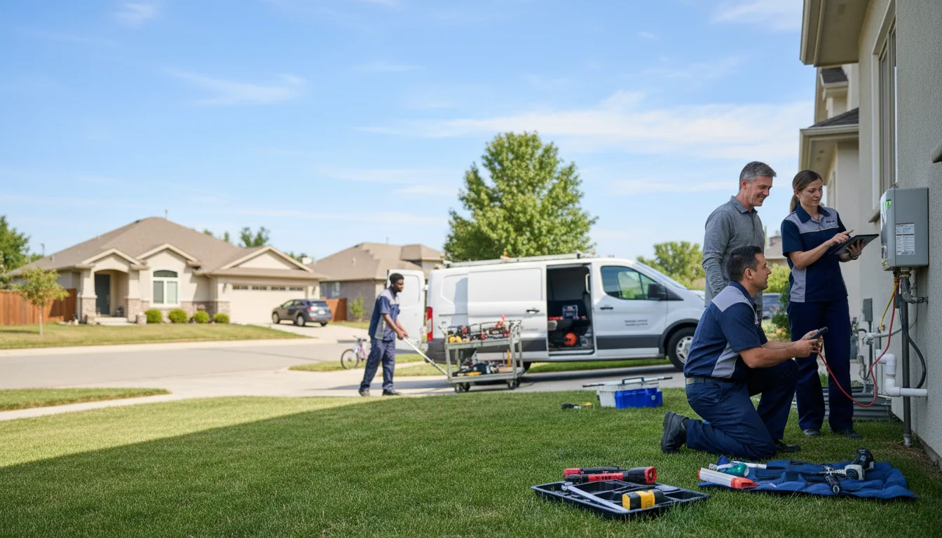 Tankless water heater service in Fredonia, TX
